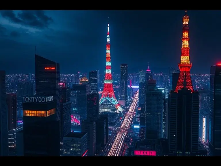 “Prompt writing screen with example: ‘A futuristic Tokyo skyline at night, neon lights, cyberpunk style, cinematic angle’”
Use this to show prompt-writing tips in visual form.